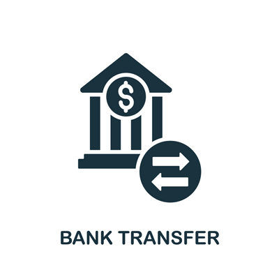 bank transfer icon simple element from banking vector 34052528